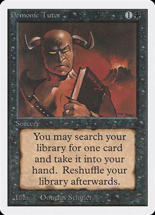 Demonic Tutor (Revised Edition)